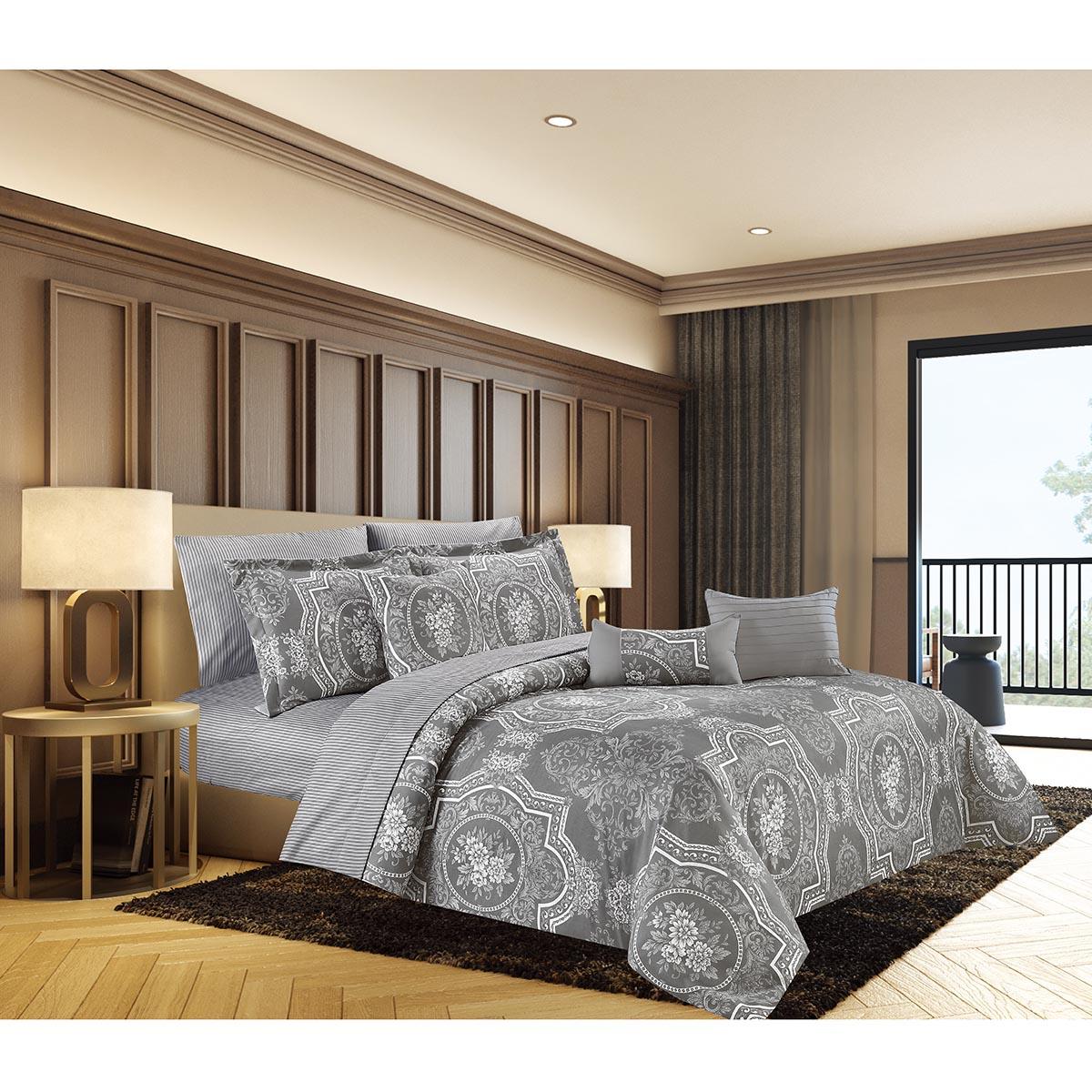 Hotel Suites Collection Kira Medallion 9pc. Bed in a Bag