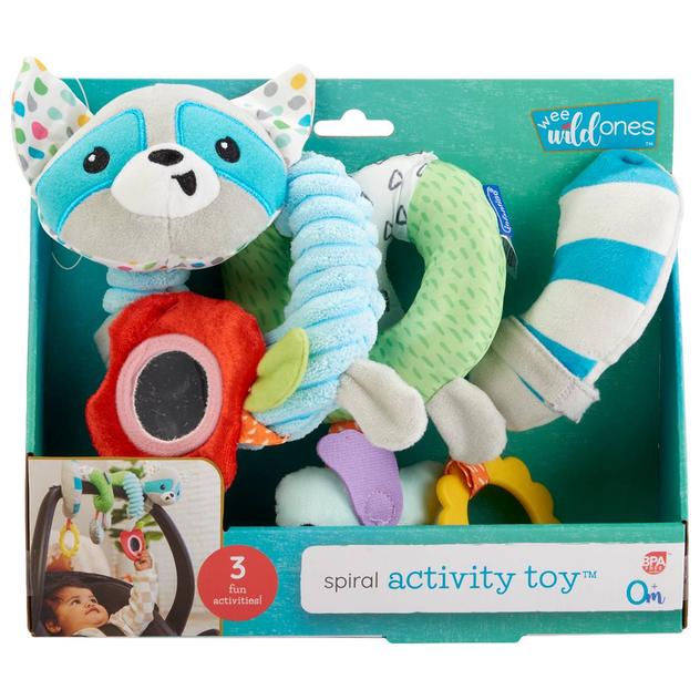 Infantino® Wee Wild Ones™ Raccoon Spiral Activity Toy