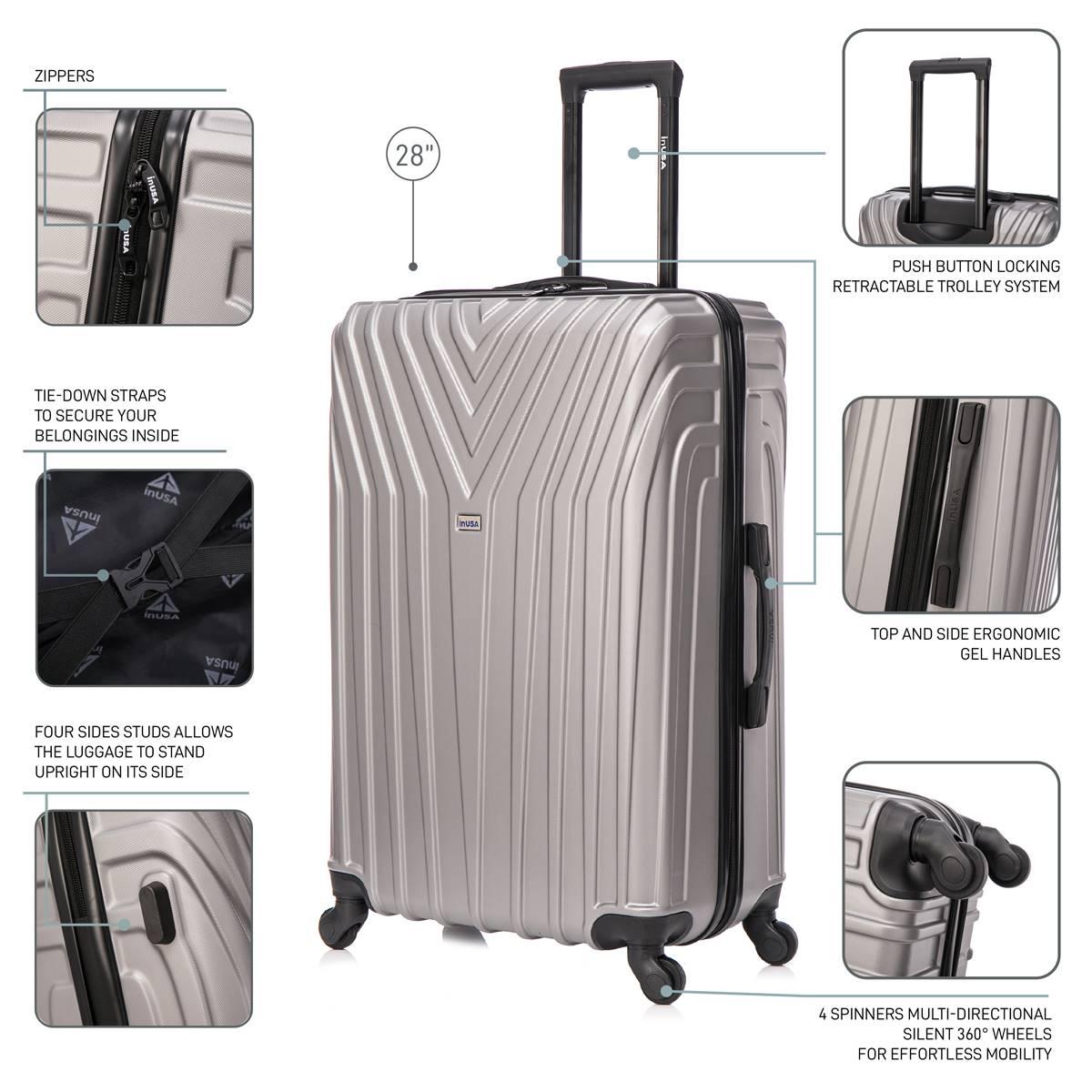 InUSA Vasty Lightweight Hardside Spinner 28in. Luggage