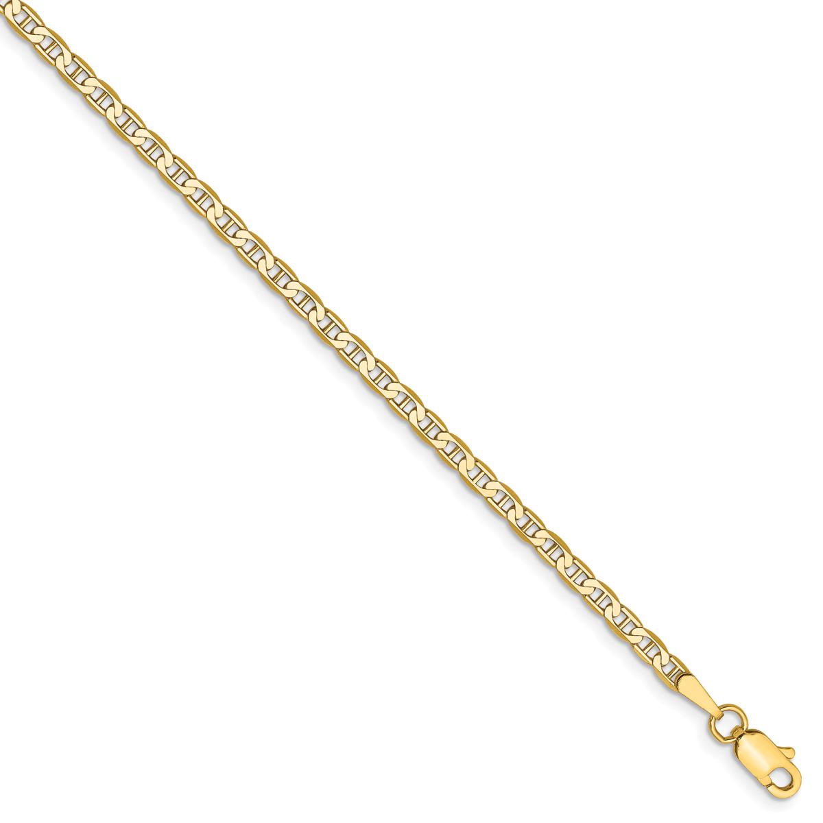 Gold Classics™ 2.4mm. Concave Anchor Chain Necklace