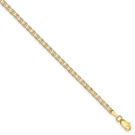 Gold Classics™ 2.4mm. Concave Anchor Chain Necklace