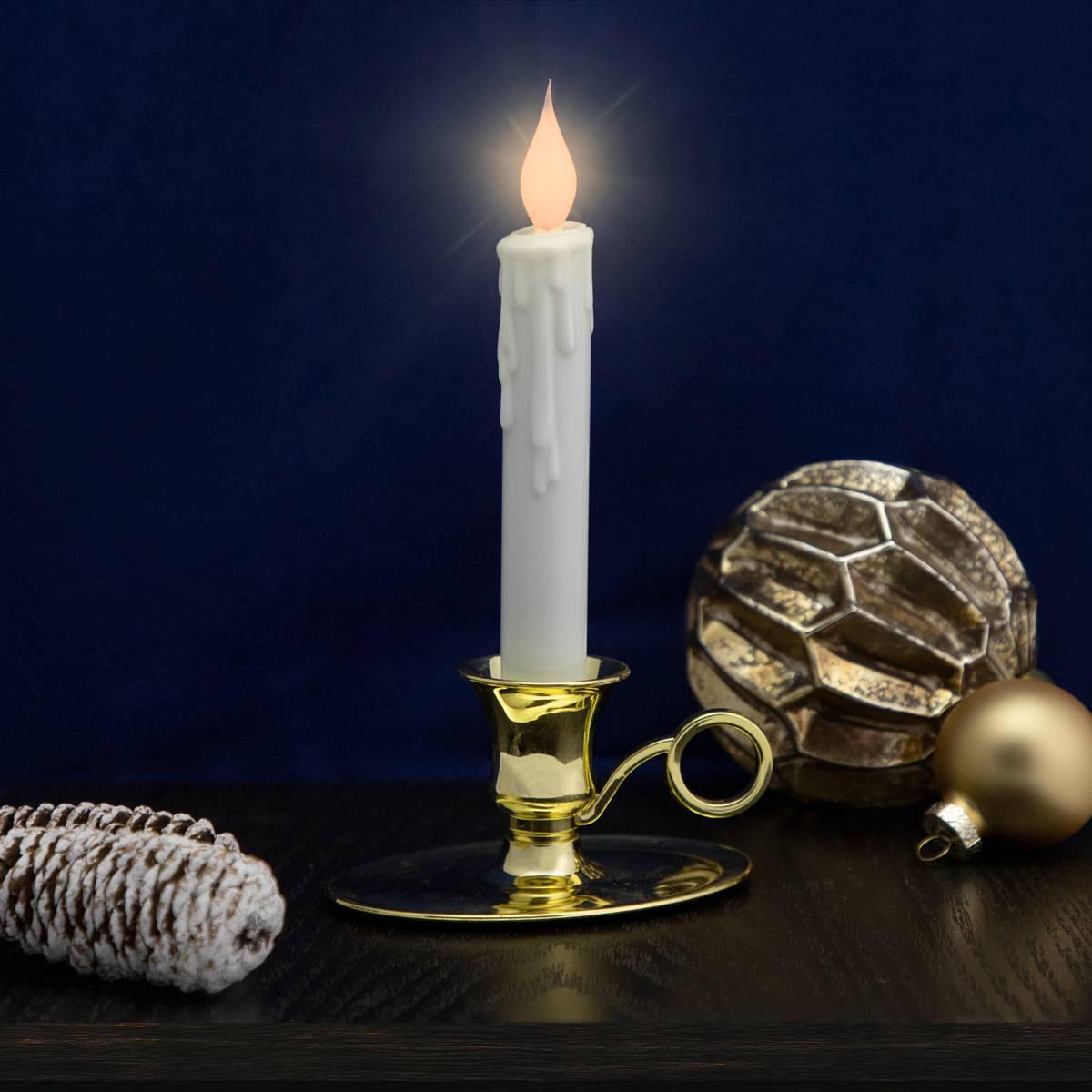 Northlight Seasonal 8in. Pre-Lit LED Christmas Candle Lamp
