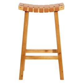 9th & Pike® Rustic Brown Wood Bar Stool
