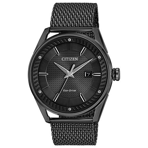 Mens Citizen(R) Eco-Drive Ion Plated Watch - BM6988-57E