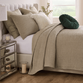 Greenland Home Fashions(tm) Velvet Crush Textured Quilt Set