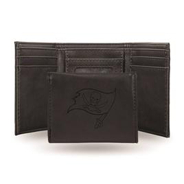 Mens NFL Tampa Bay Buccaneers Faux Leather Trifold Wallet