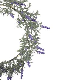 Northlight Seasonal Pre-Lit Battery Operated Lavender Wreath