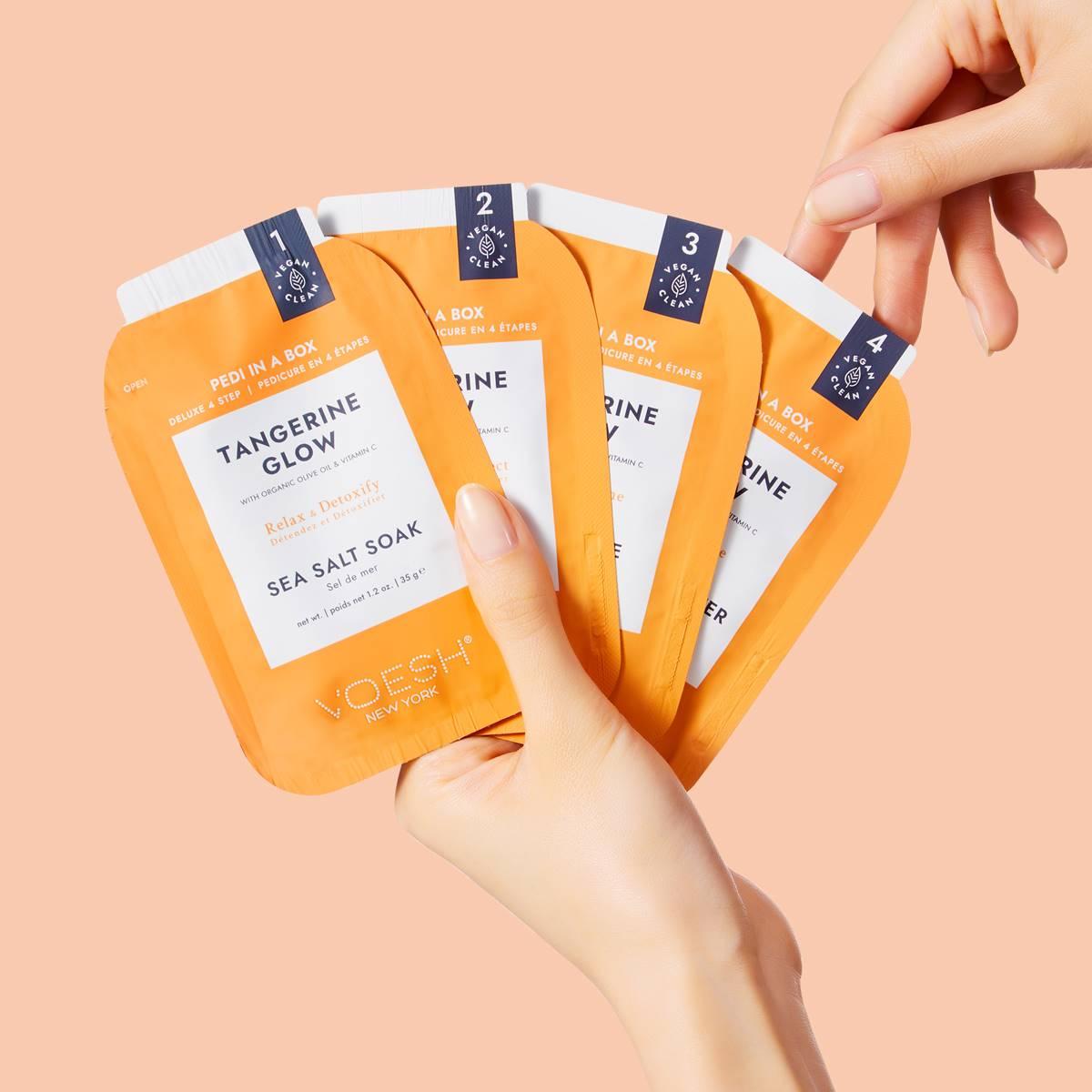 Voesh Pedi Moments Tangerine Glow Pedicure Kit