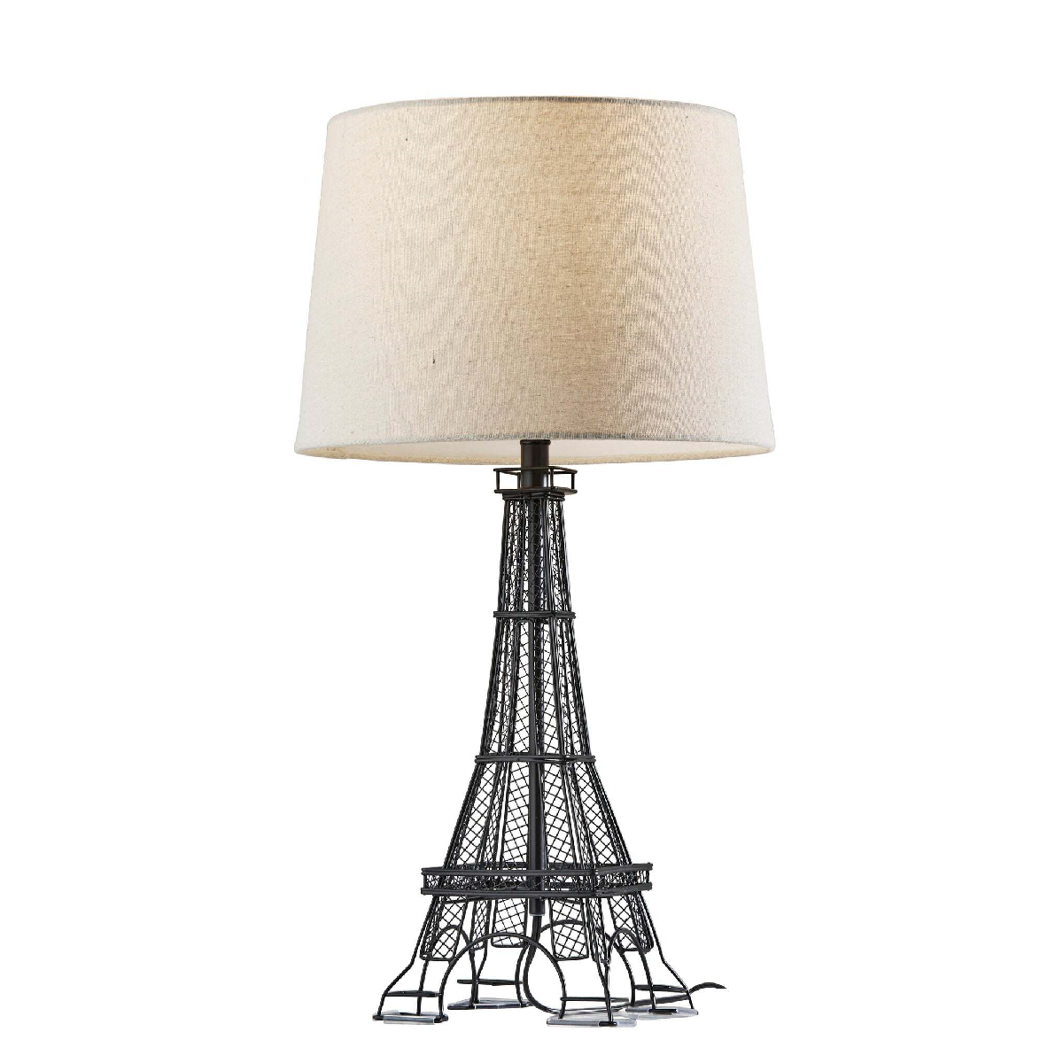 Simplee Adesso Eiffel Tower Black Table Lamp