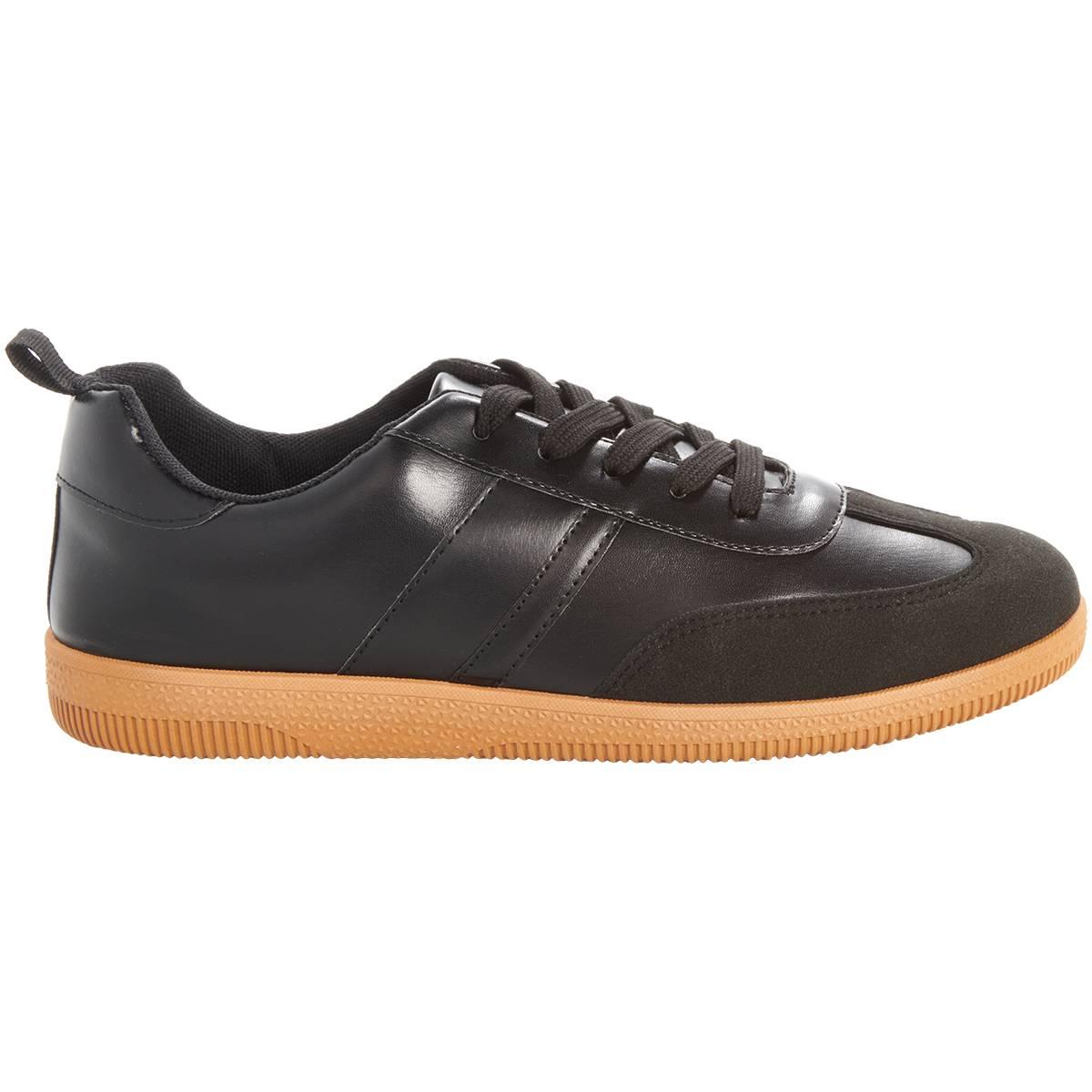 Womens Love 83 Solid Black Fashion Sneakers