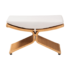 bali & pari Reya Natural Rattan Footstool