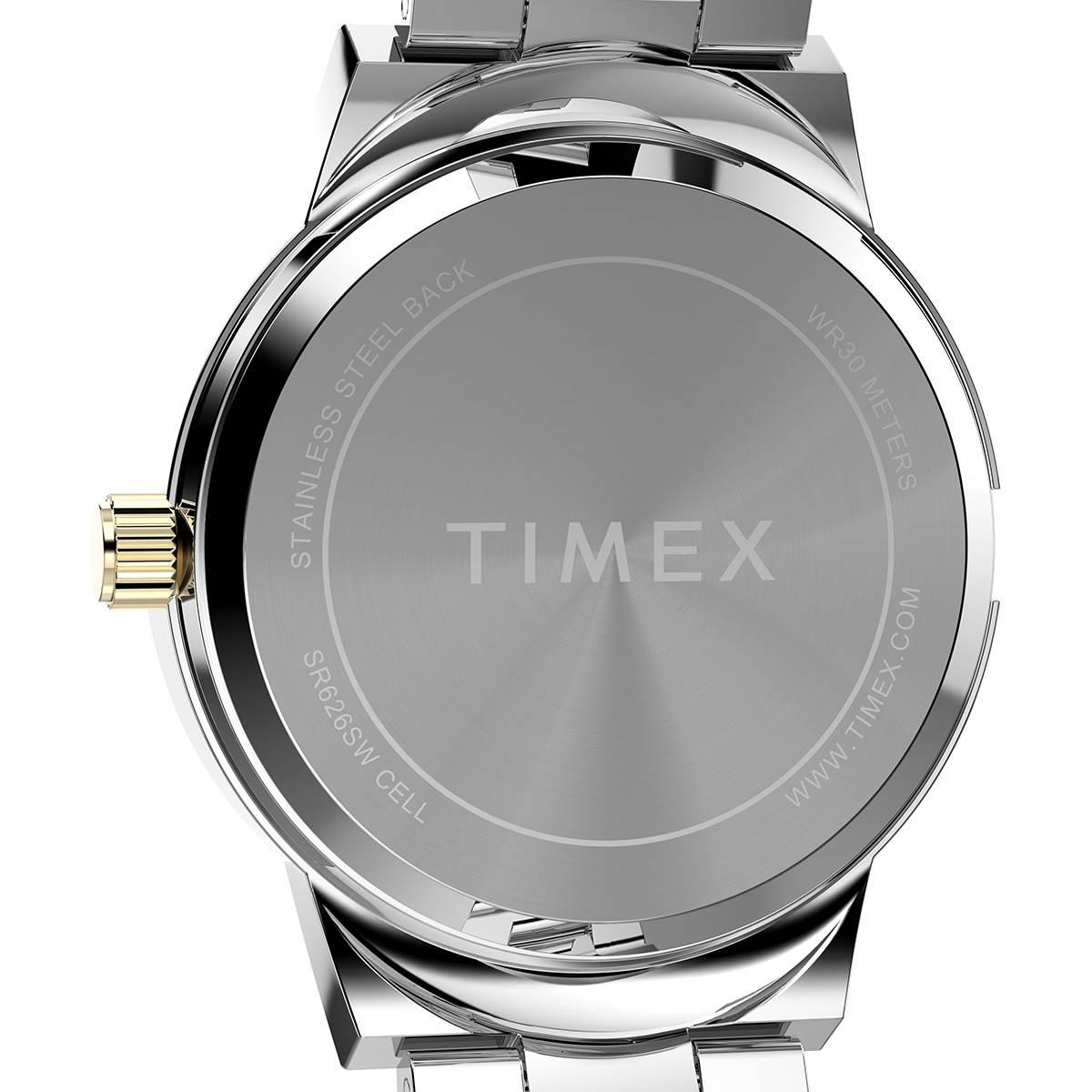 Womens Timex® Main Street Mother of Pearl Watch - TW2Y38300JT