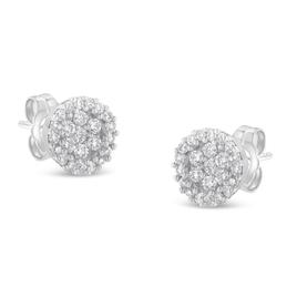 Diamond Classics(tm) 1/2ctw. Diamond Floral Cluster Stud Earrings