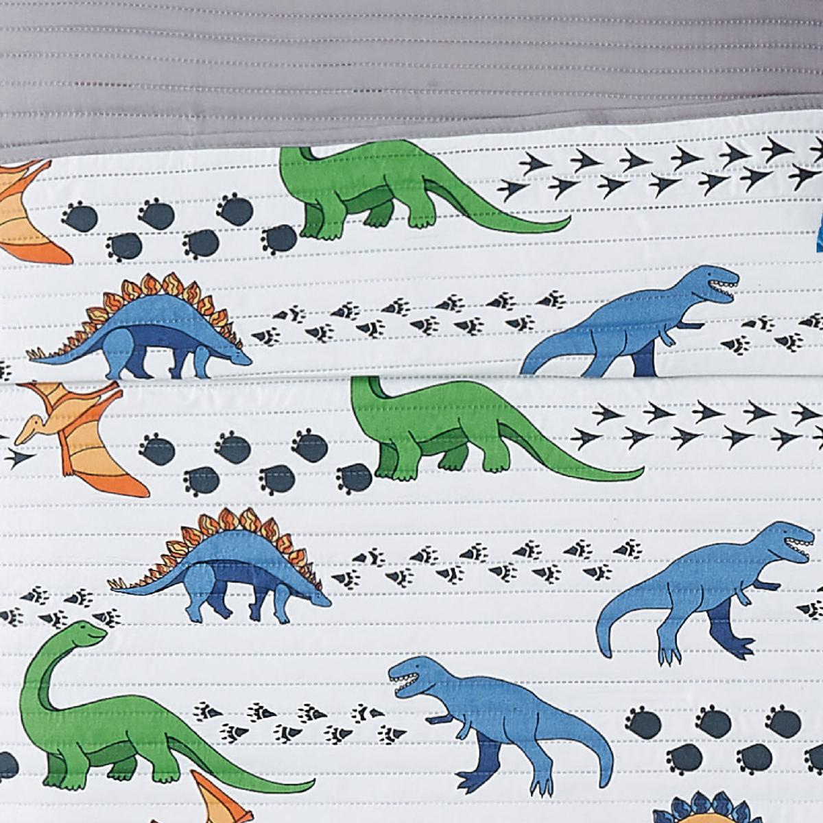My World Dino Tracks Quilt Set