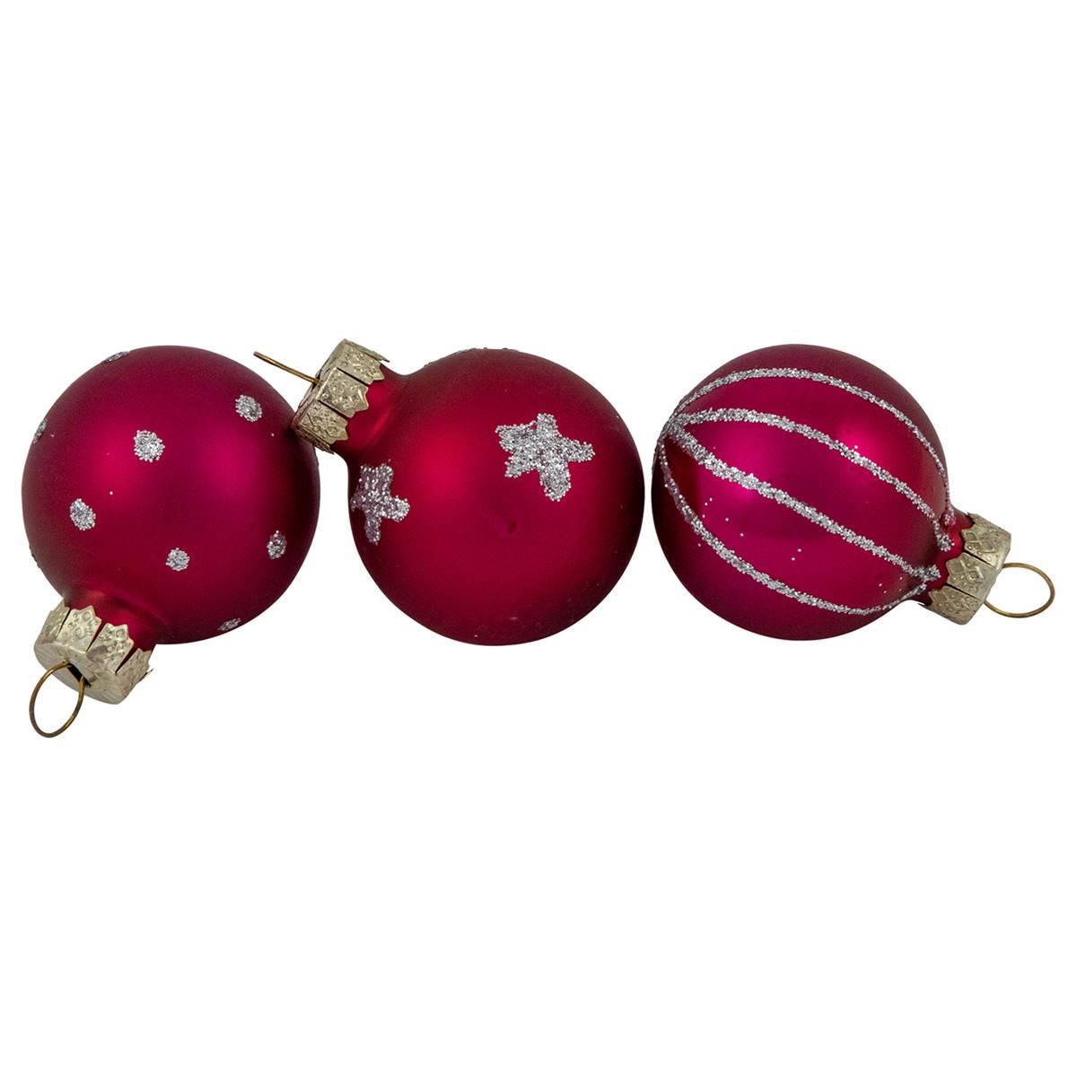 Northlight Seasonal 20pc. 35mm Glass Christmas Ornaments