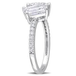 Gemstone Classics™ Sterling Silver Moissanite Statement Ring