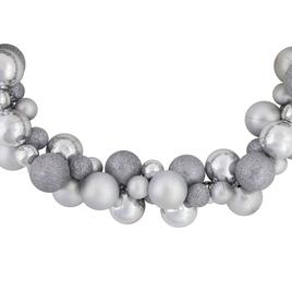 Northlight Seasonal 6ft. Shatterproof Silver Christmas Garland