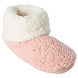 Womens Capelli New York Berber Boot Slippers with Button