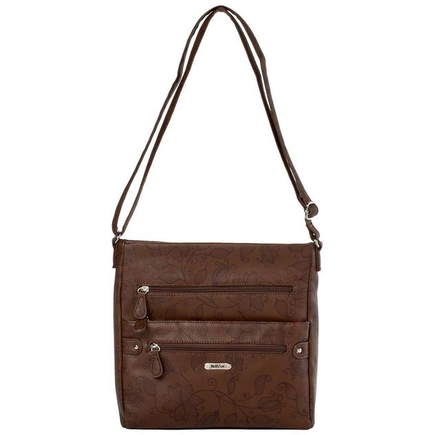 MultiSac Lorraine Large Crossbody - Chocolate Stefano Floral