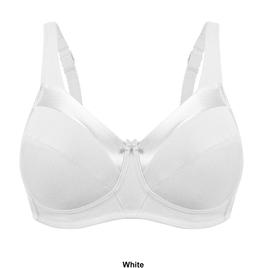 Womens Bestform Satin Trim Wire-Free Cotton Bra 5006715