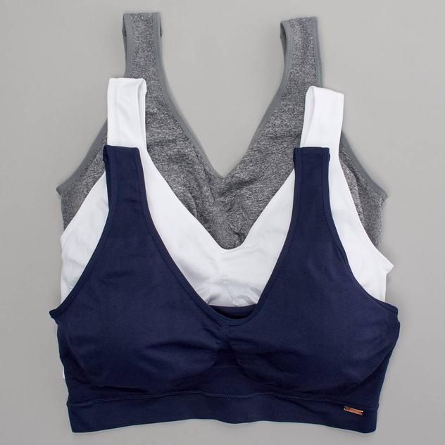Plus Size Nautica 3pk. Plus Seamless Comfort Bras - NT2539-3PKF