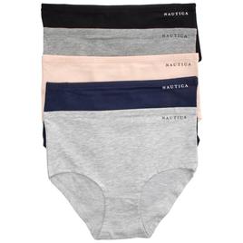 Womens Nautica 5pk. Cotton Brief Panties - NT8508-5PKD