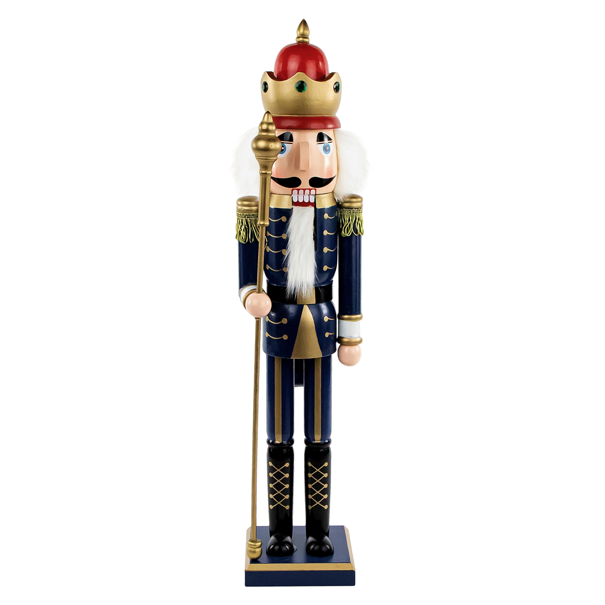 Northlight Blue & Gold Christmas Nutcracker King with Scepter