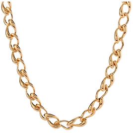 Design Collection 18in. Polished Link Gold-Tone Necklace