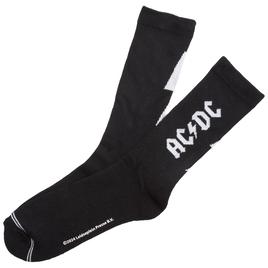 Mens Perri''s AC/DC Lightning Strikes Crew Socks