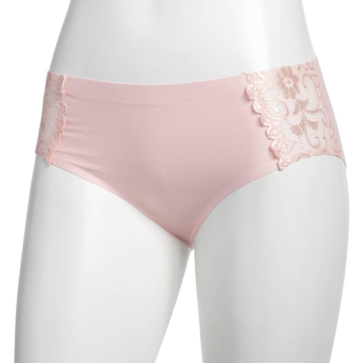 Womens Laura Ashley(R) Brushed Micro Hipster Panties LS3284AN
