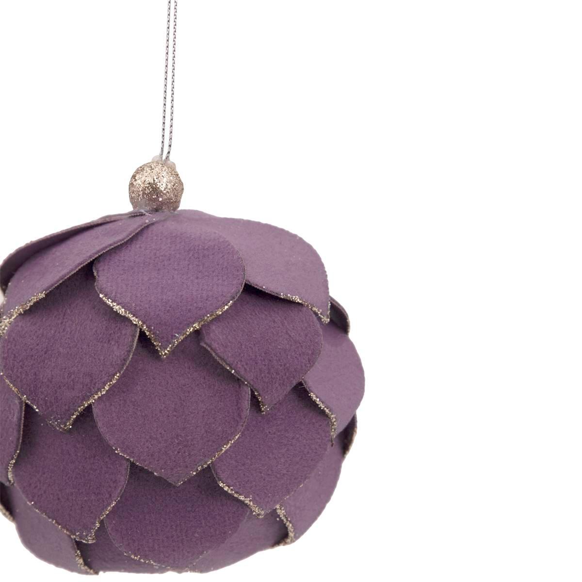 Northlight Seasonal Flower Glitter Petal Christmas Ornament