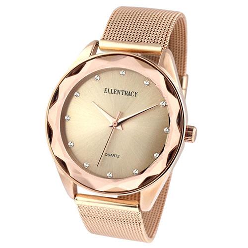 Womens Ellen Tracy Rose Gold-Tone Watch - ET5180RG