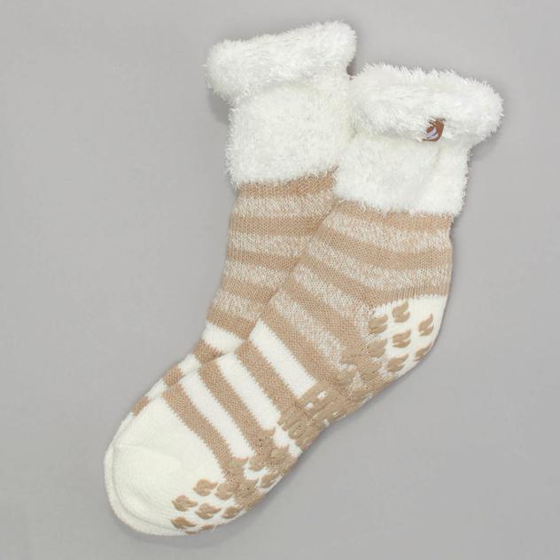 Womens Heat Holders® Striped Crew Socks