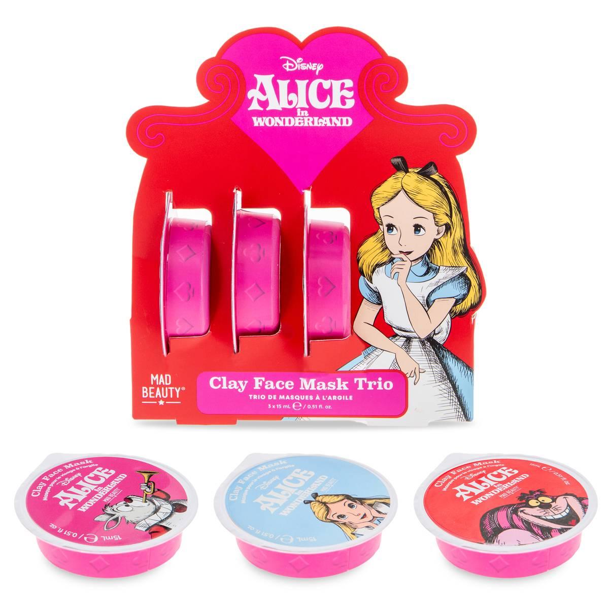 Mad Beauty Alice in Wonderland Clay Face Masks Trio