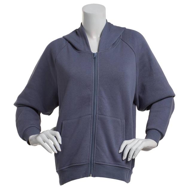 Petite Mountain Ridge Fleece Zip Front Hoodie