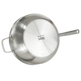 BergHOFF Graphite Stainless Steel 11in. Wok Pan w/ Glass Lid
