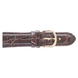 Unisex Watchbands 2 Go Brown Croco Grain Watch Band