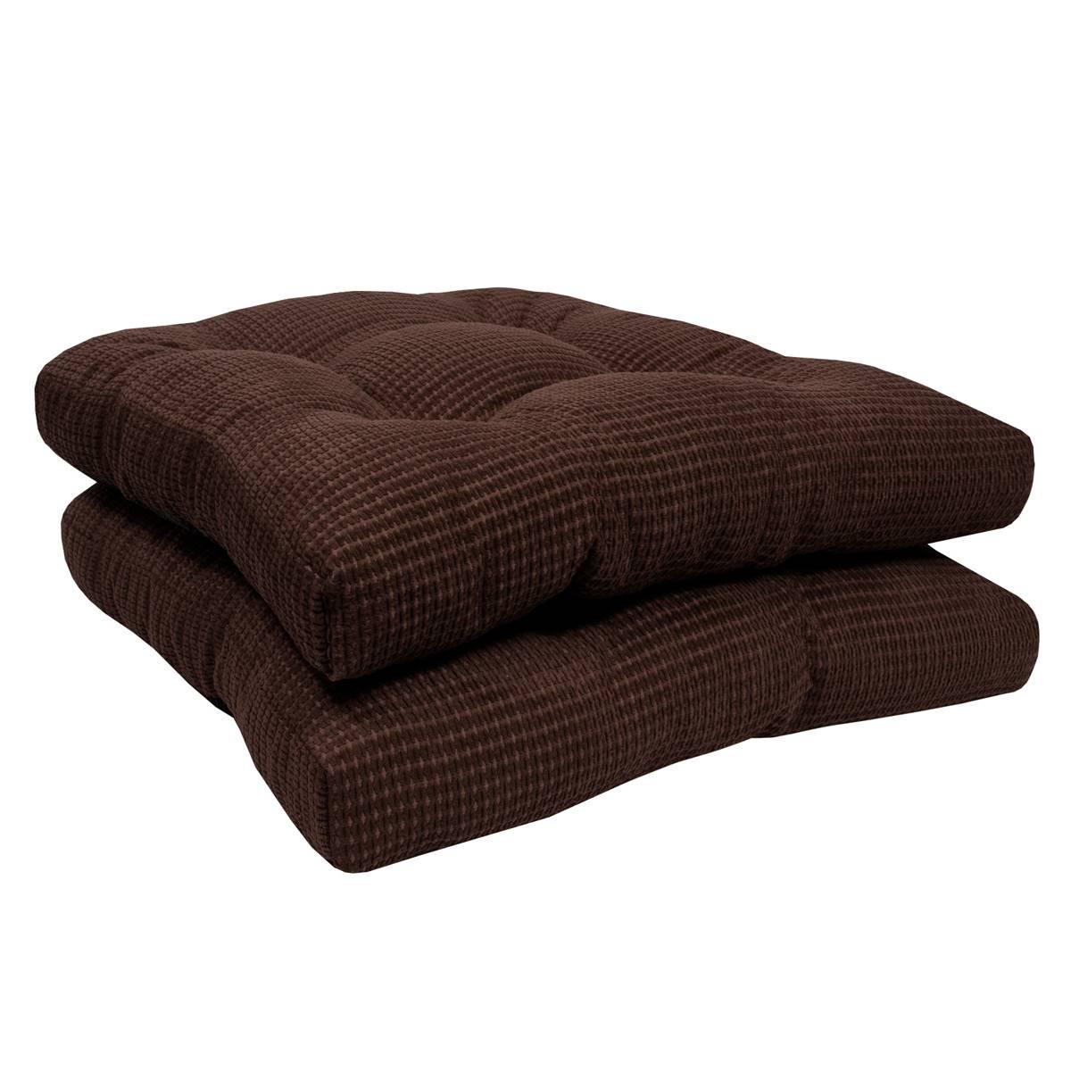 Sweet Home Collection Memory Foam Non-Slip Tufted Chair Cushion
