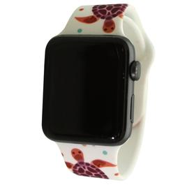 Womens Olivia Pratt(tm) Apple Watch Band - 8844-TURTLESANDCORAL