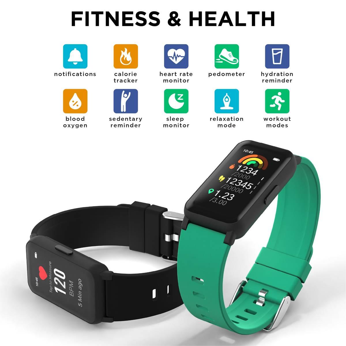 Womens iTouch Active 4 Coral Strap Fitness Tracker - TC4S01-G14