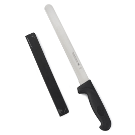 BergHOFF Soft Grip 10in. Stainless Steel Scalloped Slicer