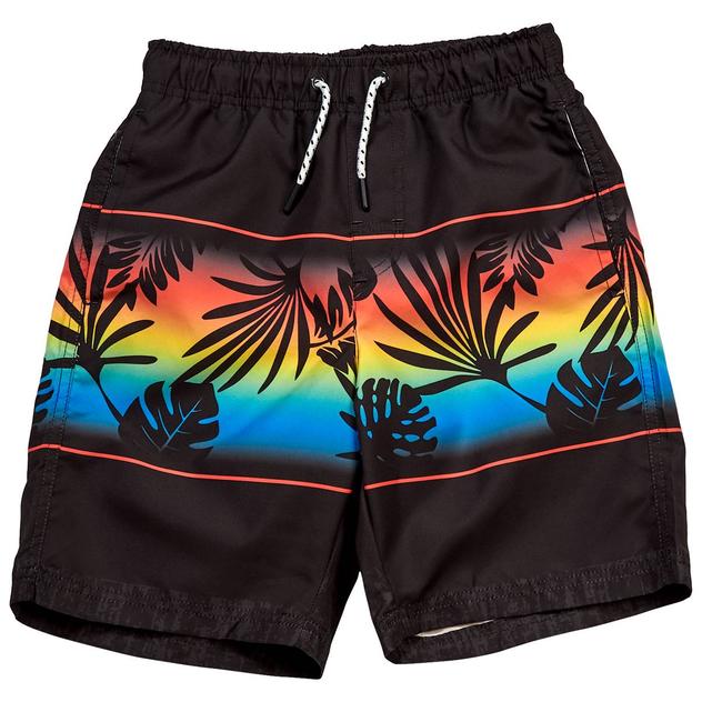 Boys (8-20) SURFZONE® Color Block Palms Swim Trunks