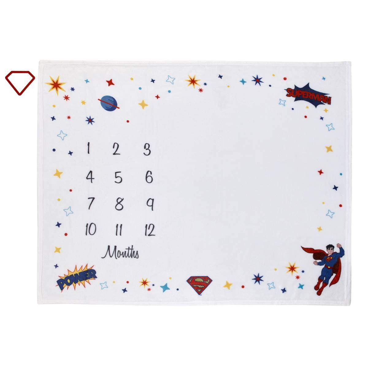 Warner Bros. Superman™ Milestone Baby Blanket