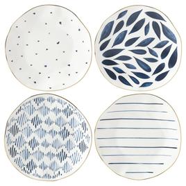 Lenox(R) Blue Bay(tm) 4pc. Dessert Plate Set