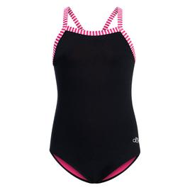 Toddler Girls Dolfin® Criss-Cross Back One Piece Swimsuit