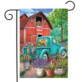 Briarwood Lane Farm Truck Garden Flag