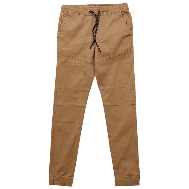 Young Mens Burnside® Twill Jogger Pants - Khaki