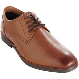 Mens Johnston & Murphy Borland Plain Toe Tan Oxfords