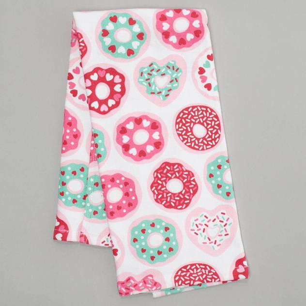 Ritz Valentine's Donut Printed Kitchen Towel