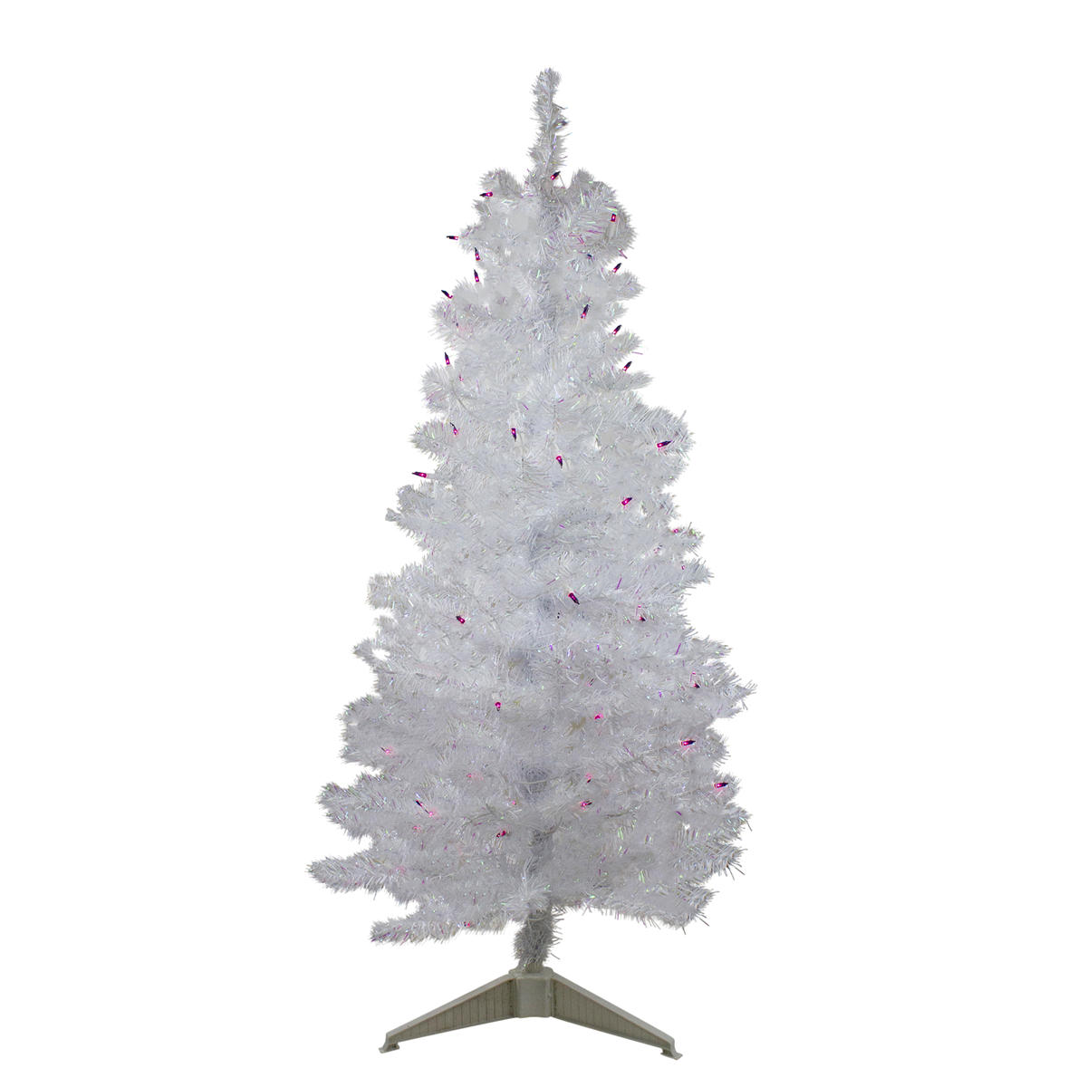Northlight 4ft. Purple Pre-lit Iridescent Pine Christmas Tree